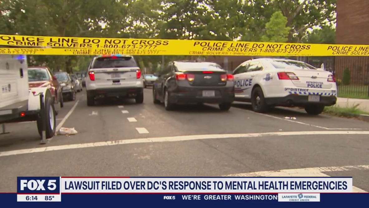 Lawsuit filed over DC's response to mental health emergencies